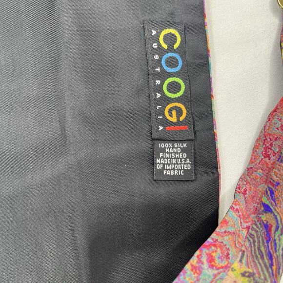 Coogi Australia 100% Silk cummerbund waist sash Multicolor, classic, elegant - Picture 5 of 7
